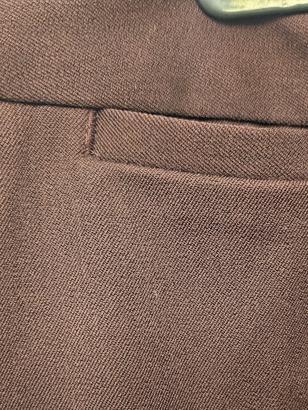 Talbots Curvy Burgundy Barely Bootcut Pants Size 16 NWT/MSRP $109 - Picture 3 of 6
